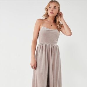 UO Embella Velvet Jumpsuit